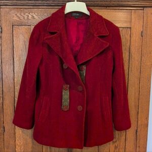 Jason Cole Peacoat With Authentic Canvas Tabs